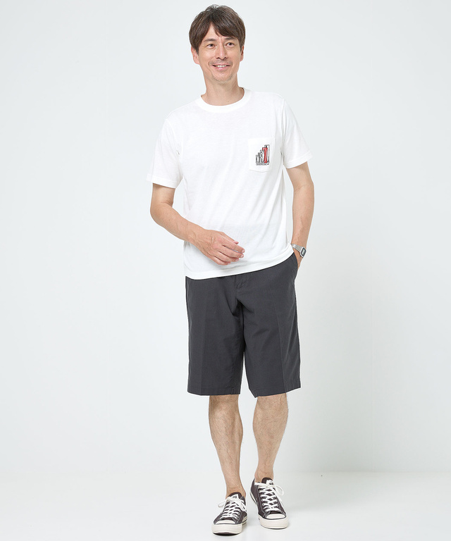 ポケット グラフィック Tシャツ【吸汗速乾】