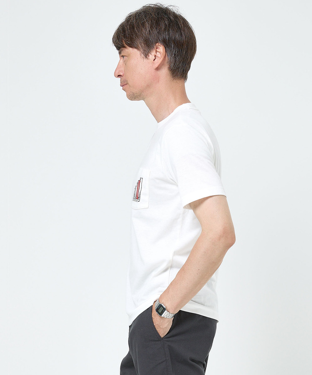 ポケット グラフィック Tシャツ【吸汗速乾】