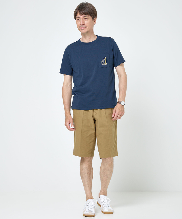 ポケット グラフィック Tシャツ【吸汗速乾】