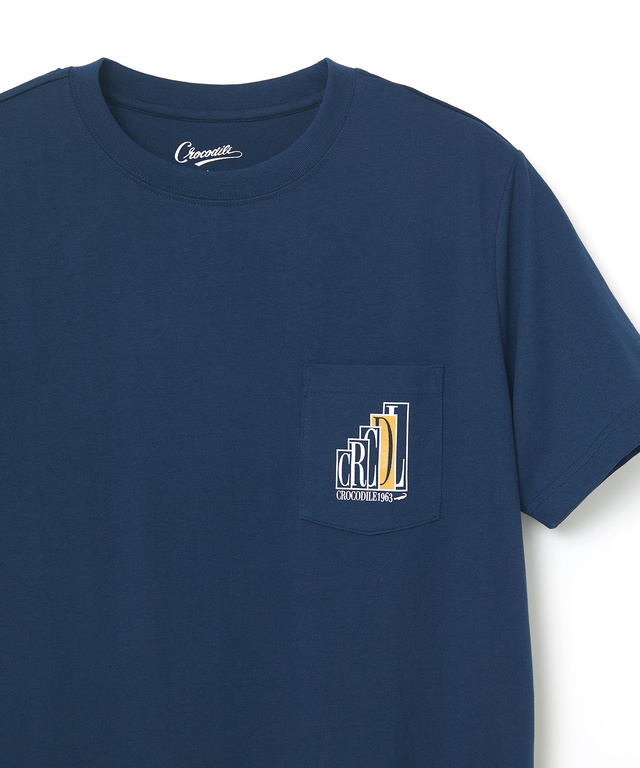 ポケット グラフィック Tシャツ【吸汗速乾】