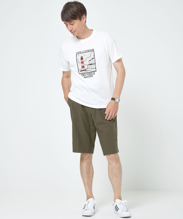 ヴィンテージライク グラフィック Tシャツ【吸汗速乾】