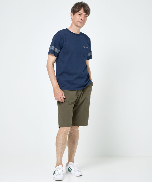 ペイズリー シルケット天竺 Tシャツ