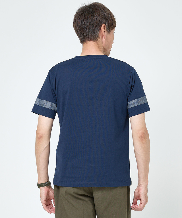 ペイズリー シルケット天竺 Tシャツ