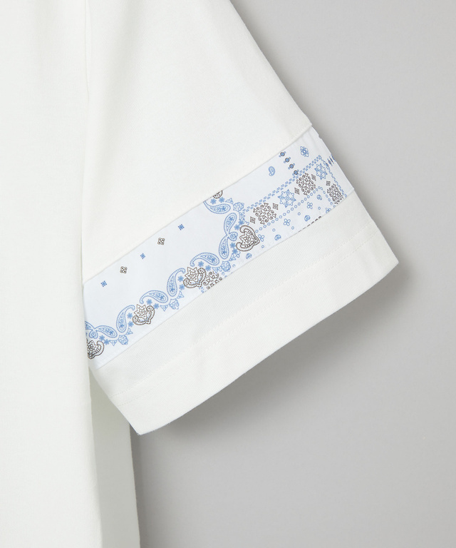 ペイズリー シルケット天竺 Tシャツ
