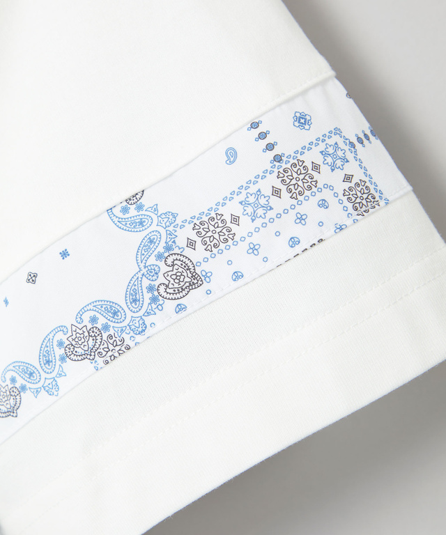 ペイズリー シルケット天竺 Tシャツ