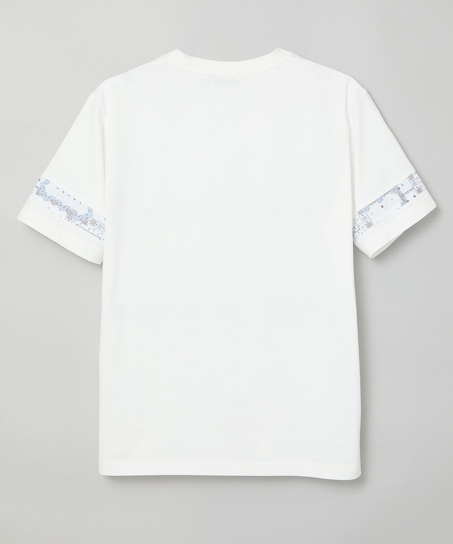 ペイズリー シルケット天竺 Tシャツ