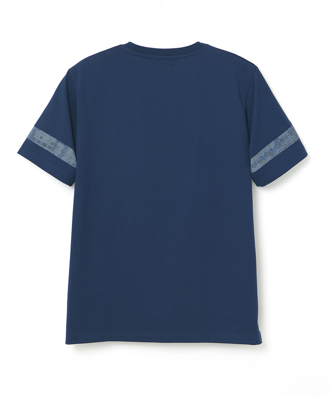 ペイズリー シルケット天竺 Tシャツ