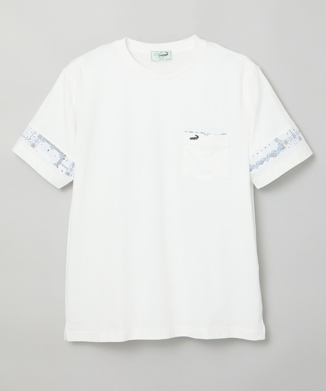 ペイズリー シルケット天竺 Tシャツ