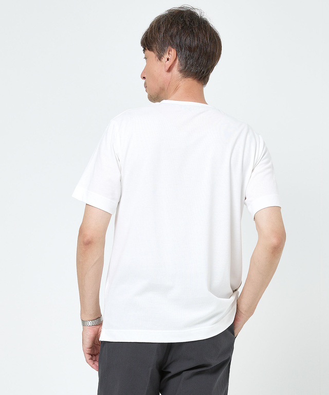 鹿の子 ブロック配色 Tシャツ【吸汗速乾】