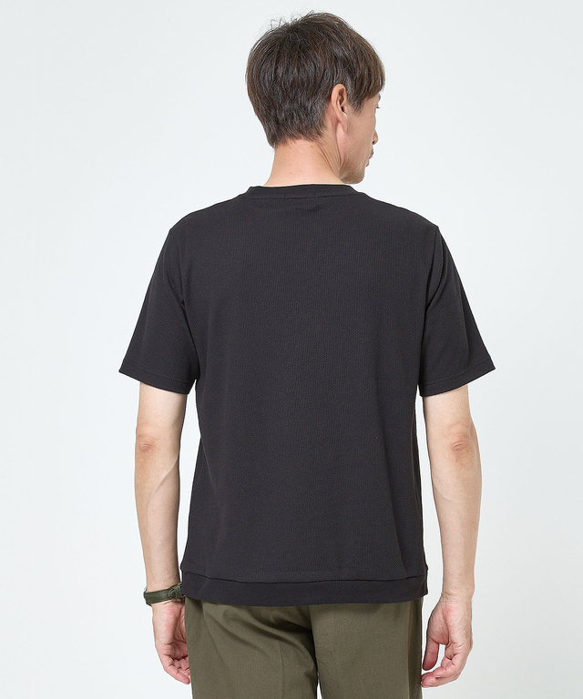 ワッフル ストレッチ リブTシャツ