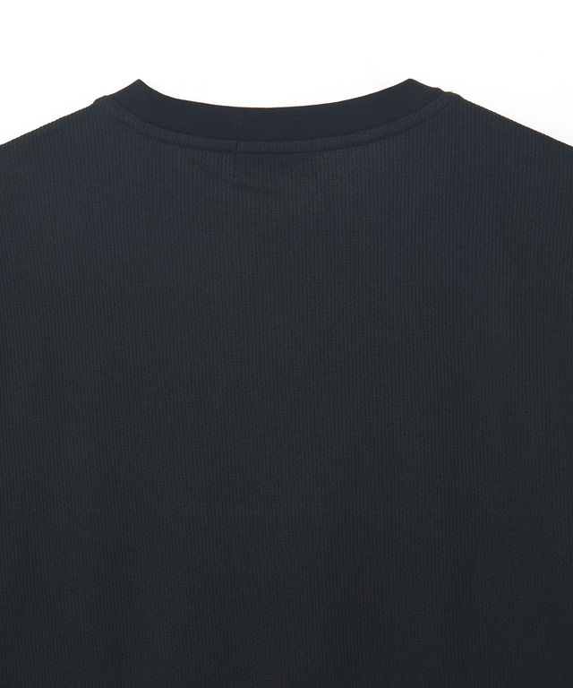 ワッフル ストレッチ リブTシャツ