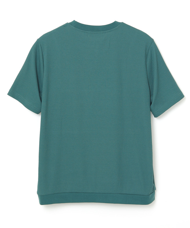 ワッフル ストレッチ リブTシャツ