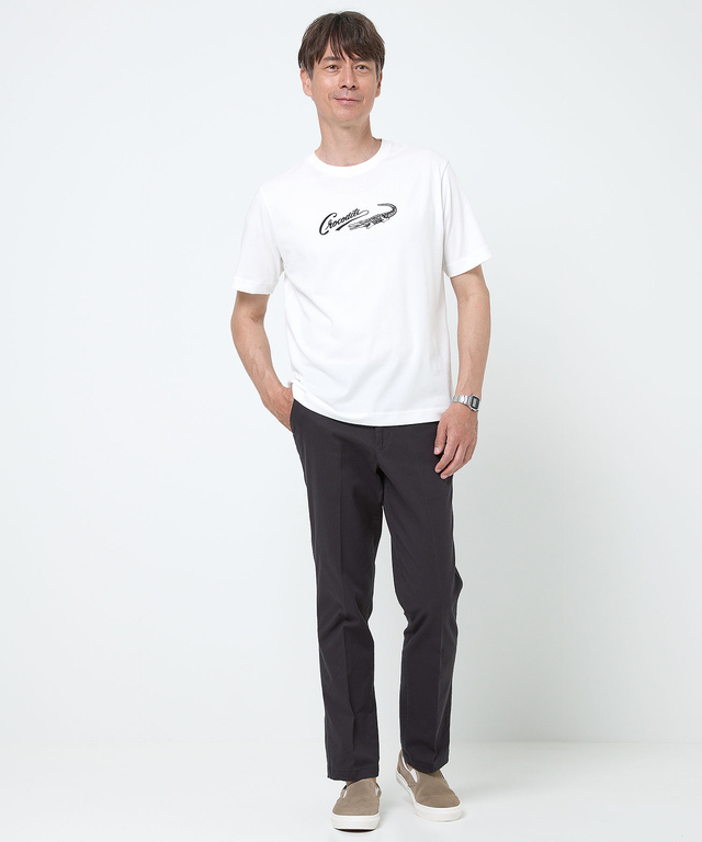 天竺 ロゴプリント Tシャツ【吸汗速乾】【オンラインショップ・一部店舗限定】