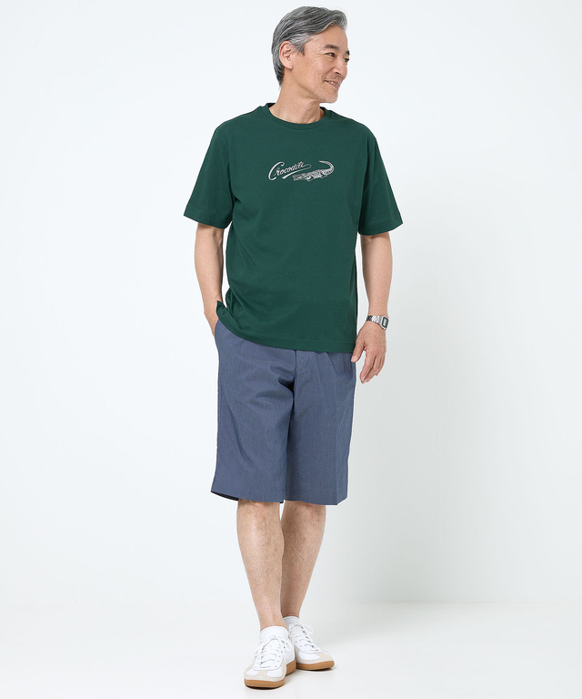 天竺 ロゴプリント Tシャツ【吸汗速乾】【オンラインショップ・一部店舗限定】