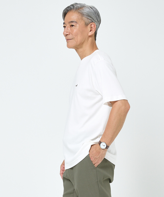 ポンチ クルーネック Tシャツ