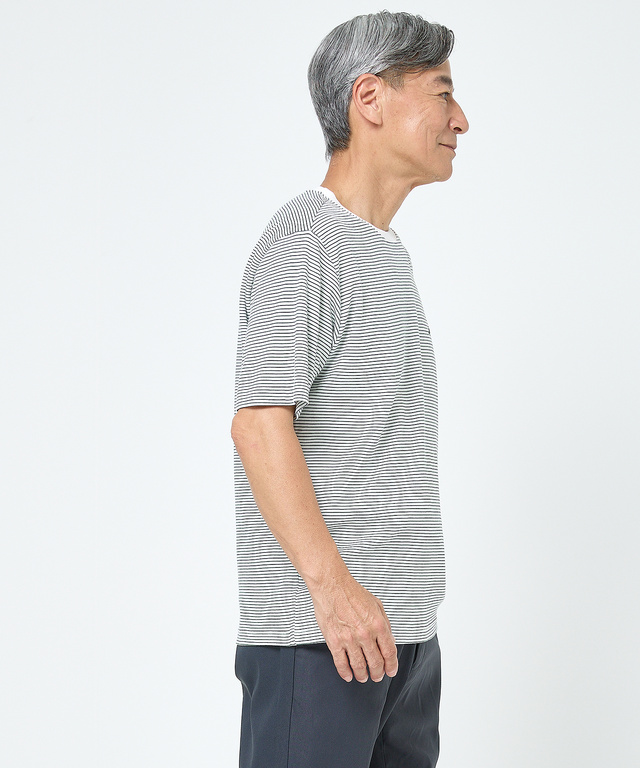 ポンチ クルーネック Tシャツ