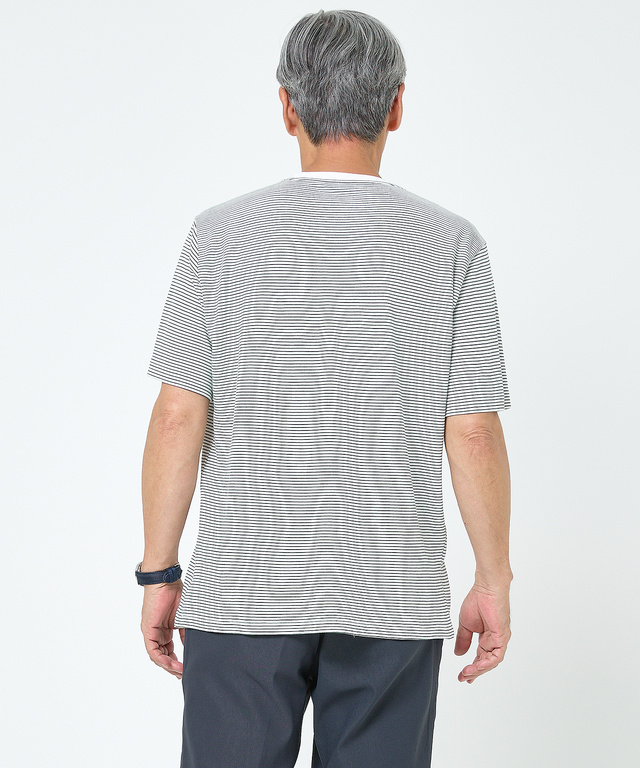ポンチ クルーネック Tシャツ