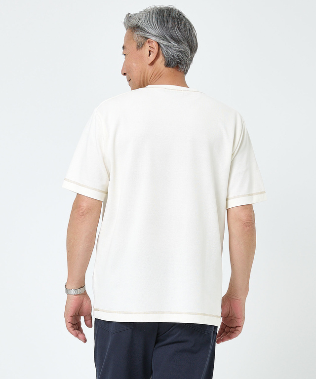 鹿の子 クロスカラー Tシャツ【吸汗速乾】【UV加工】