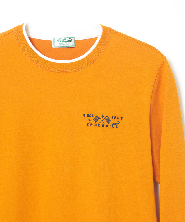レイヤード風 ダブルフェイス Tシャツ