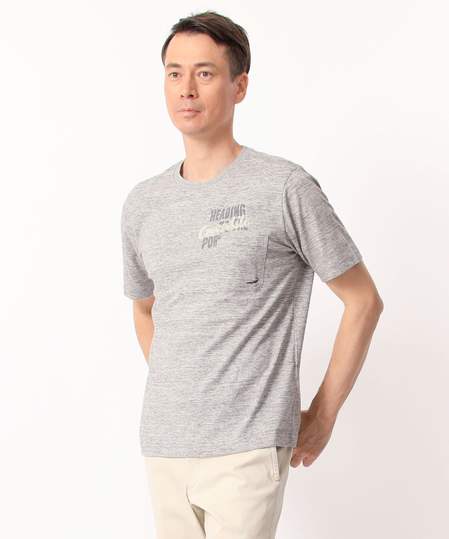 リベットクルーネックTシャツ