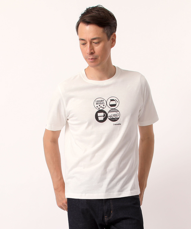 カフェプリントTシャツ