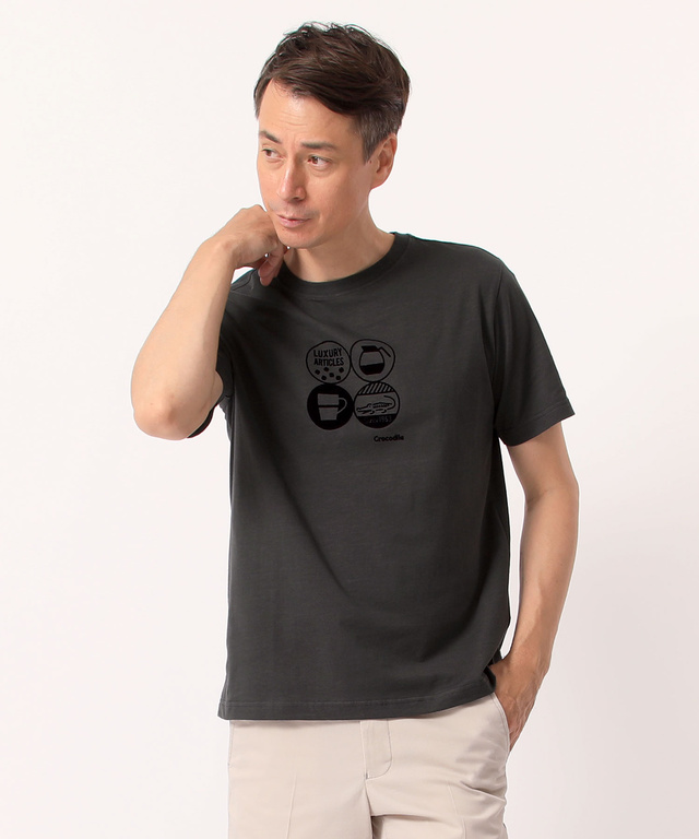カフェプリントTシャツ