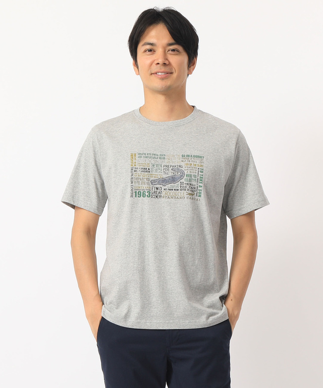クロコダイル ワニアップリケTシャツ