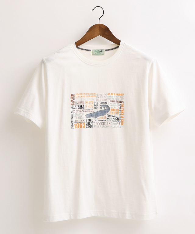 クロコダイル ワニアップリケTシャツ