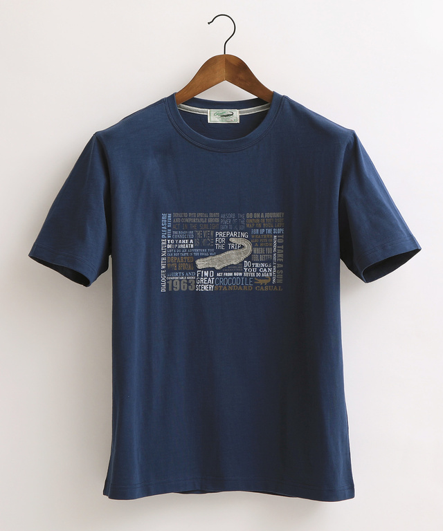クロコダイル ワニアップリケTシャツ