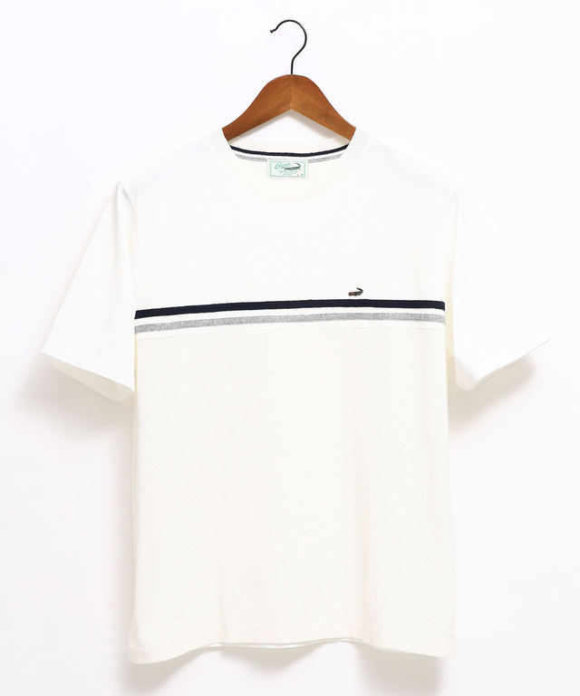 ドッキング ニット Tシャツ【手洗いOK】【吸汗速乾】
