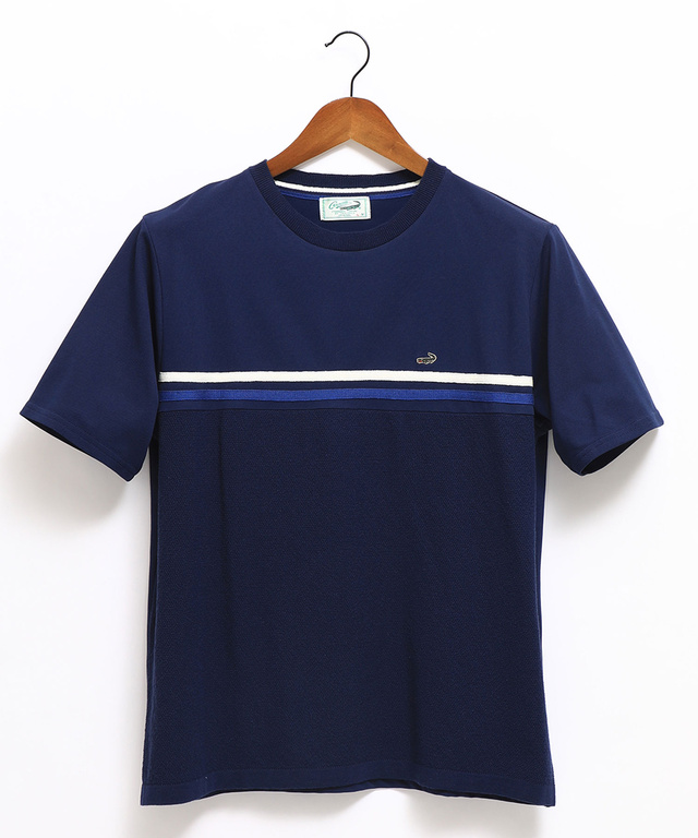 ドッキング ニット Tシャツ【手洗いOK】【吸汗速乾】