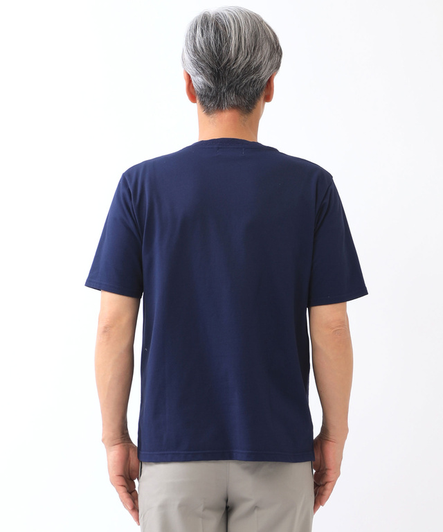 ドッキング ニット Tシャツ【手洗いOK】【吸汗速乾】