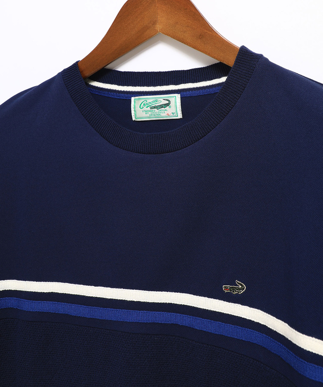 ドッキング ニット Tシャツ【手洗いOK】【吸汗速乾】