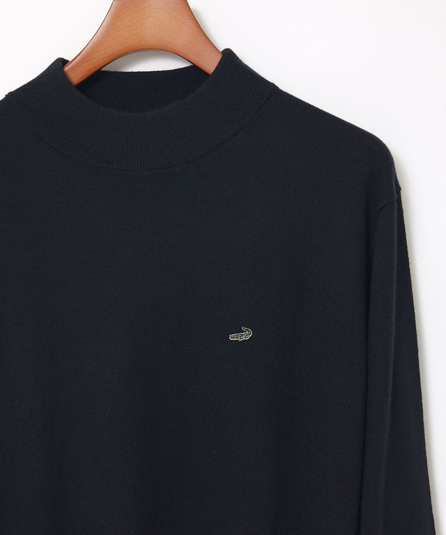 ハイゲージ ハイネック ニット【手洗いOK】