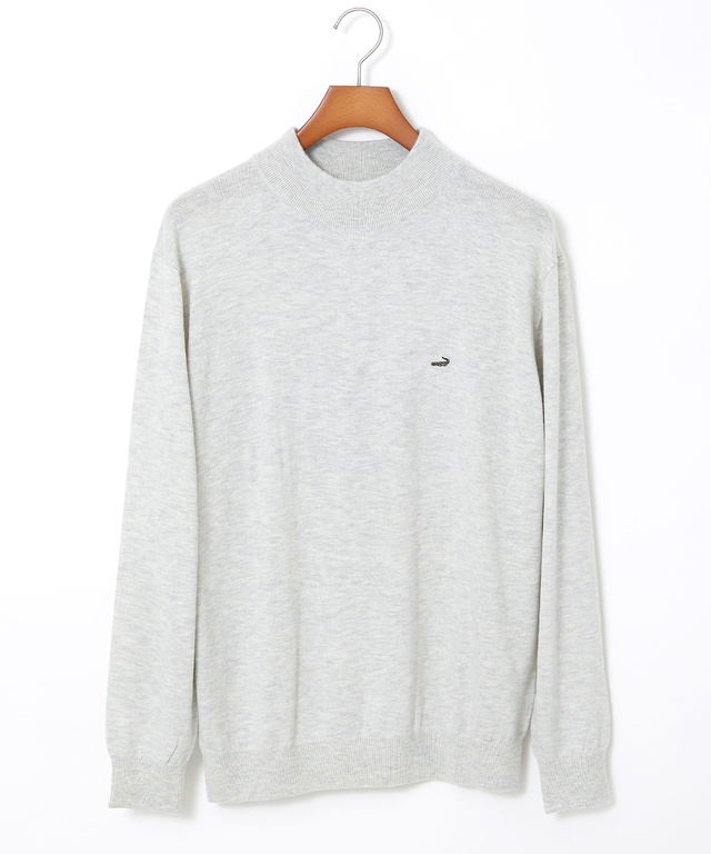 ハイゲージ ハイネック ニット【手洗いOK】