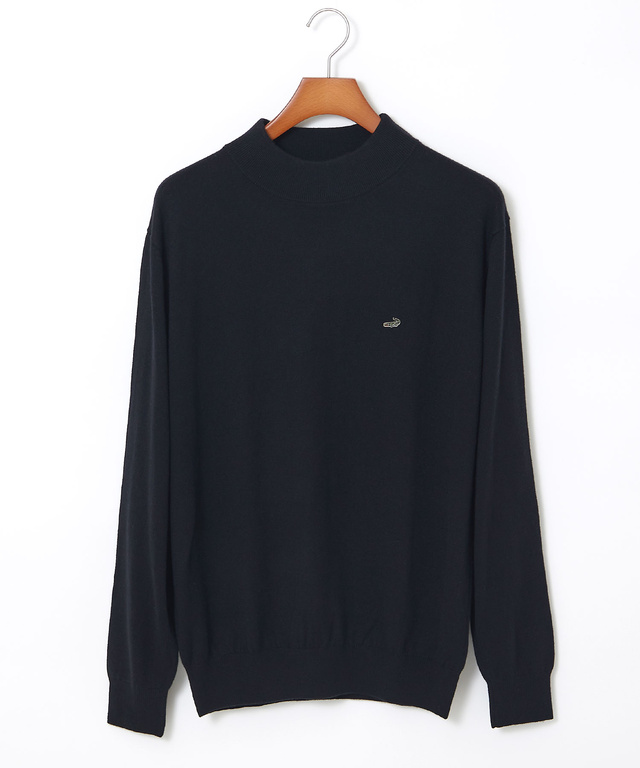 ハイゲージ ハイネック ニット【手洗いOK】