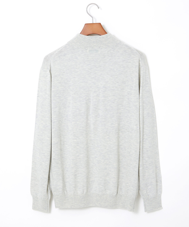 ハイゲージ ハイネック ニット【手洗いOK】