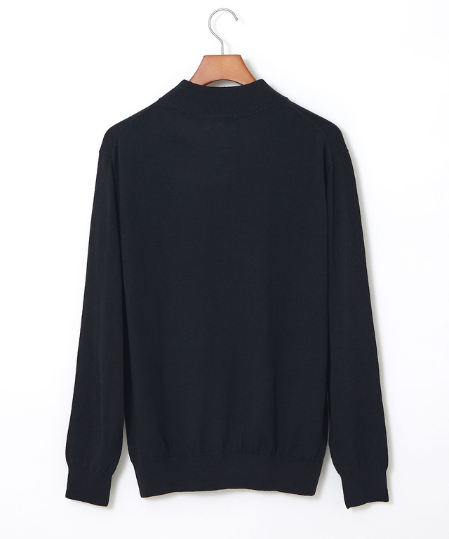 ハイゲージ ハイネック ニット【手洗いOK】