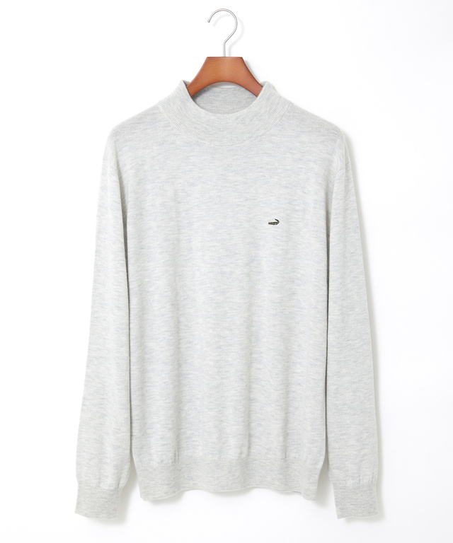 ハイゲージ ハイネック ニット【手洗いOK】