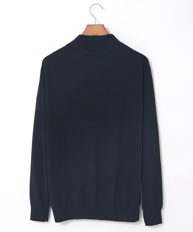 ハイゲージ ハイネック ニット【手洗いOK】