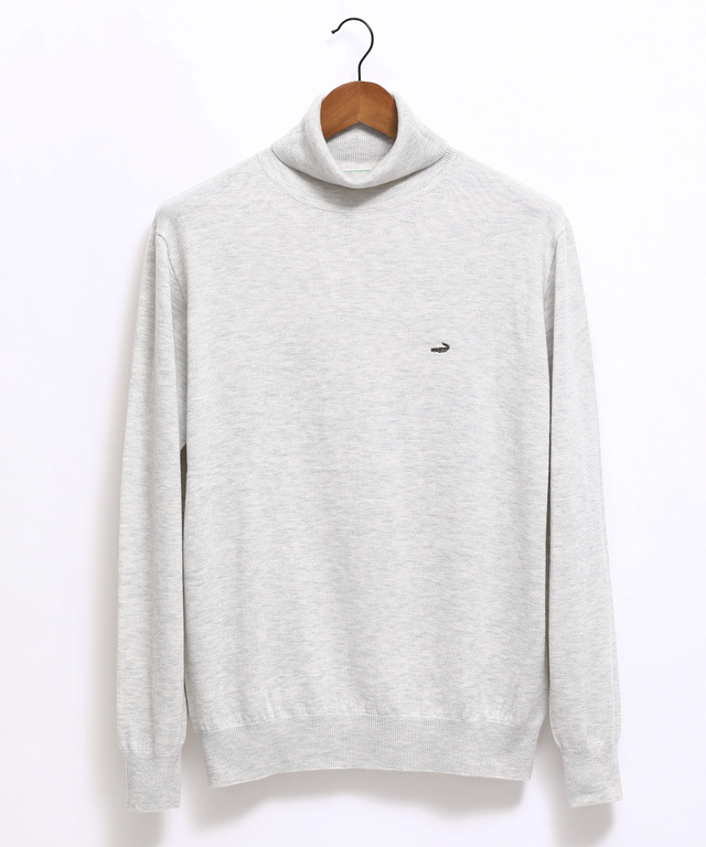 ハイゲージ タートルネック ニット【手洗いOK】