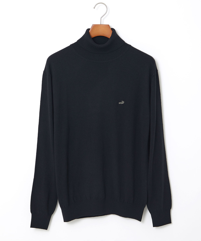 ハイゲージ タートルネック ニット【手洗いOK】