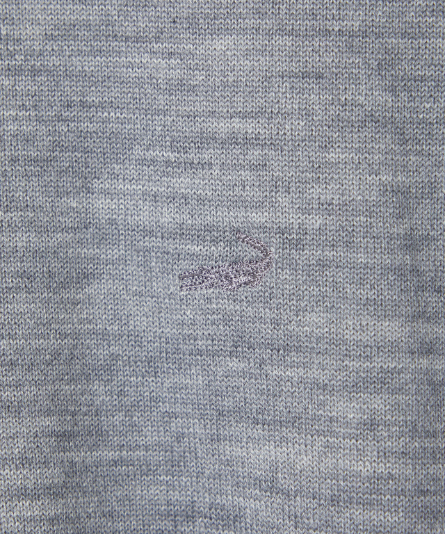 ウールブレンド クルーネック ニット【手洗いOK】