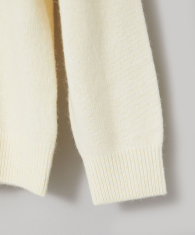 ウールブレンド ラインデザイン ニット【手洗いOK】