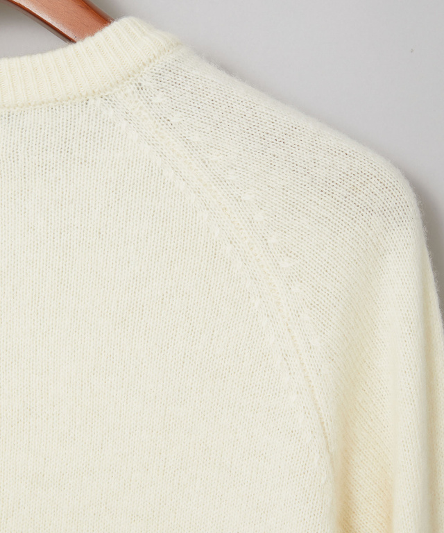 ウールブレンド ラインデザイン ニット【手洗いOK】