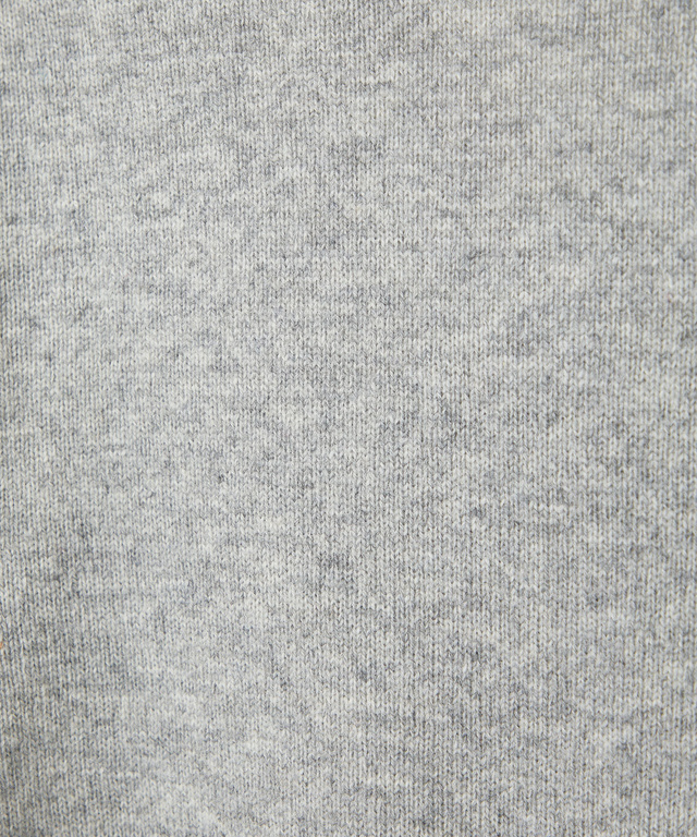 襟配色 Vネック ニット【手洗いOK】