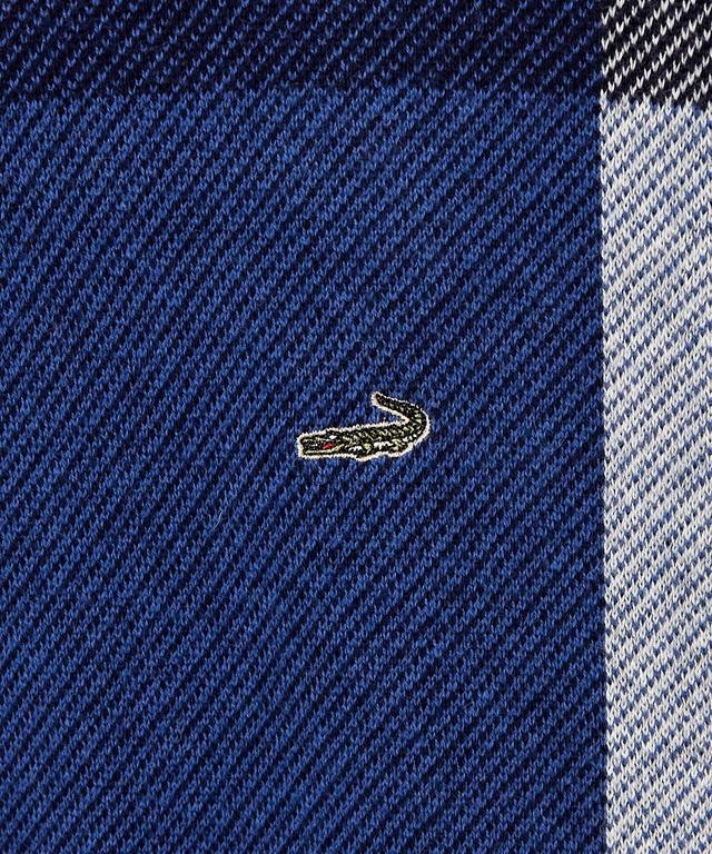 ブロックチェック柄 配色 ニット【手洗いOK】