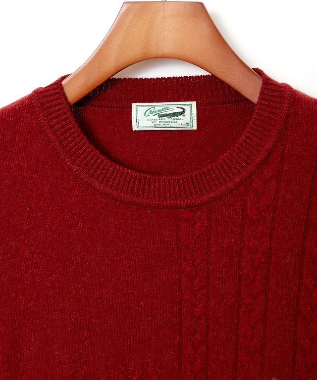 ラムウール マルチパターン ニット