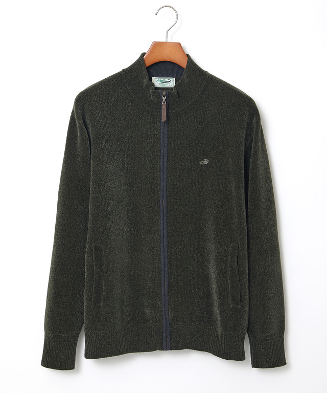 モールニット フルジップ ブルゾン