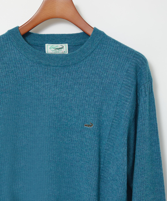 ウールブレンド ガンジー ニット【手洗いOK】